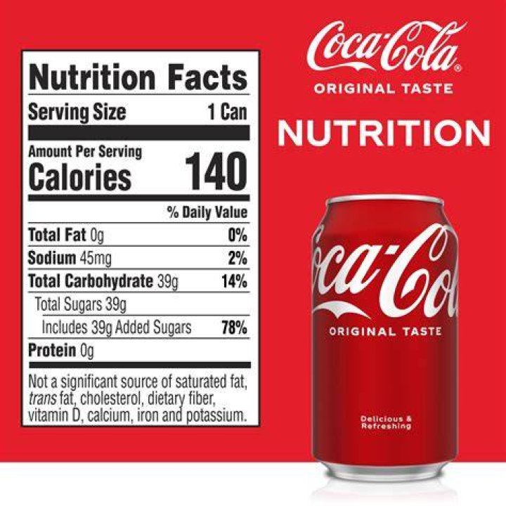 10 Coke Can Nutrition Facts ·
