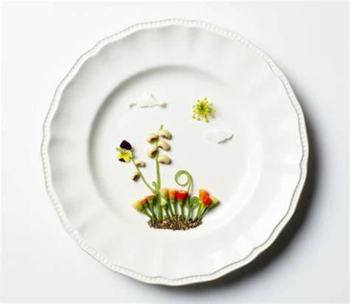 Beautiful Seasonal Landscape on Plate by Andrea Bricco Design Swan