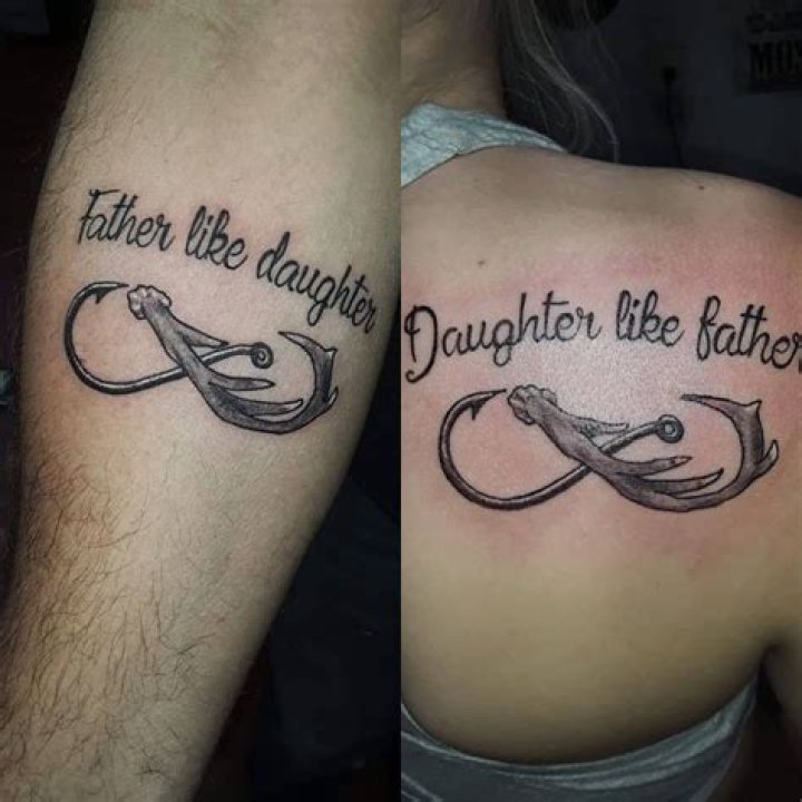 Father & Daughter Tattoos for daughters, Father daughter tattoos