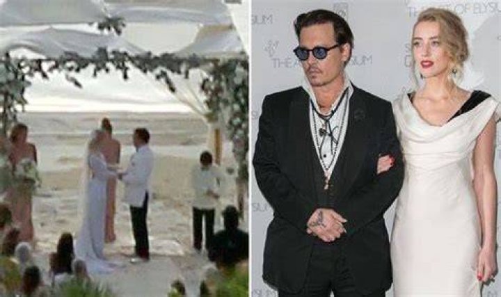 Johnny Depp and Amber Heard wedding photos