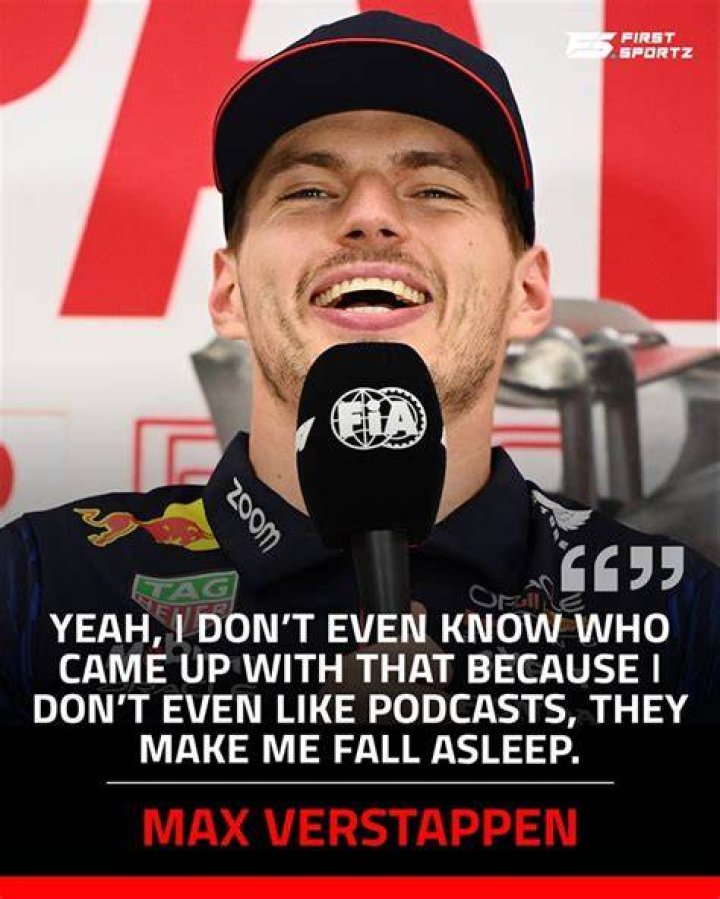 Max Verstappen disregards the viral Verstappen podcast meme, affirms he doesnt even like
