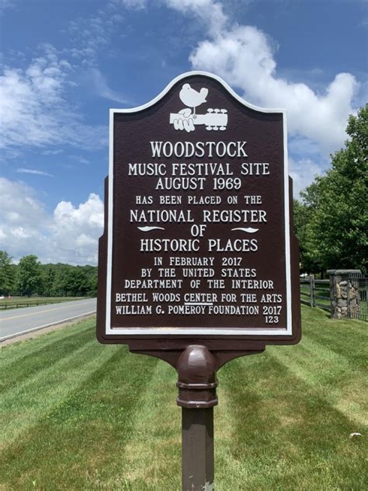 Woodstock Memorial Max Yasgur's Farm The Real Woodstock Story